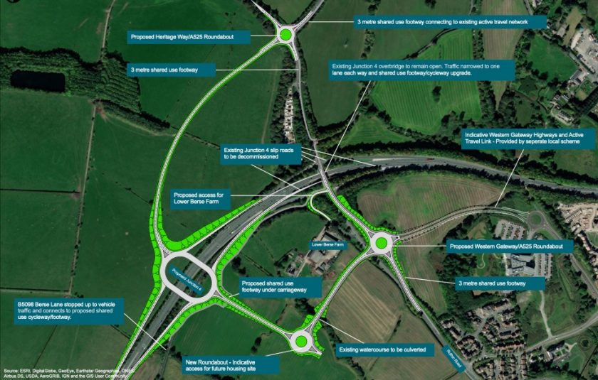 Welsh Government give much needed A483 new junction and upgrade