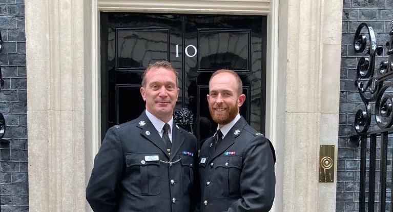 Two North Wales officers who tackled armed man recognised with police ...