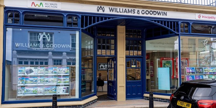Historic Holyhead shopfront restored in town centre regeneration investment